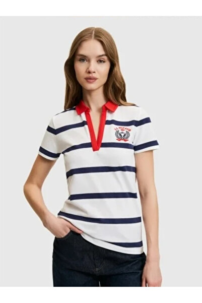U.S. Polo Assn. Γυναικείο λευκό μπλουζάκι
