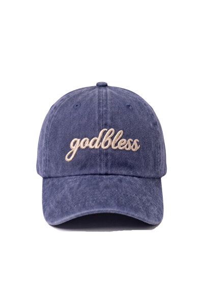 Tresore ''Godbless'' Embroidered Washed Hat /''God Bless'' Embroidered Washed...