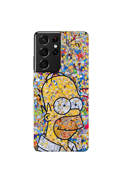 Other Samsung S21 Ultra Simpsons Transparent Silicone TPU Θήκη