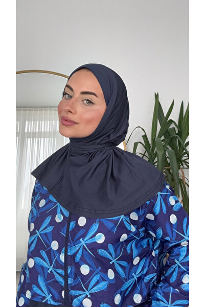 lurex moda Tie-On Hijab Swimming Cap