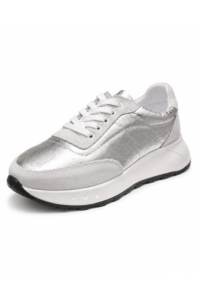 KALMEN Kalın Tabanlı Bağcıklı Günlük Rahat Sneaker Yürüyüş Ayakkabısı
