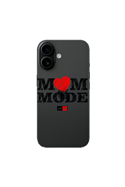 Other Apple Iphone 16 plus Mom mode on Transparent Silicone TPU Θήκη