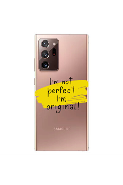 Other Samsung Note 20 Ultra I m not perfect Transparent Silicone TPU Θήκη