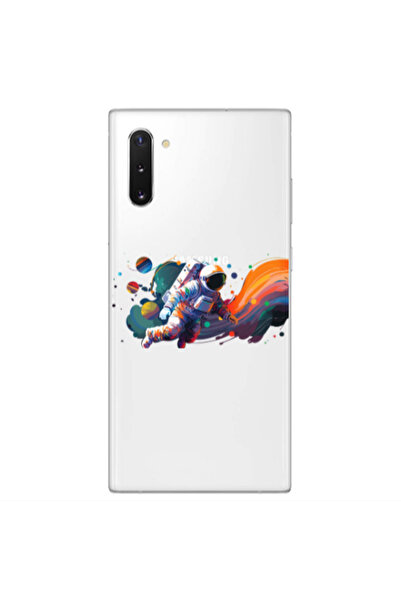 Other Samsung Note 10 Plus Rainbow Space Transparent Silicone TPU Θήκη