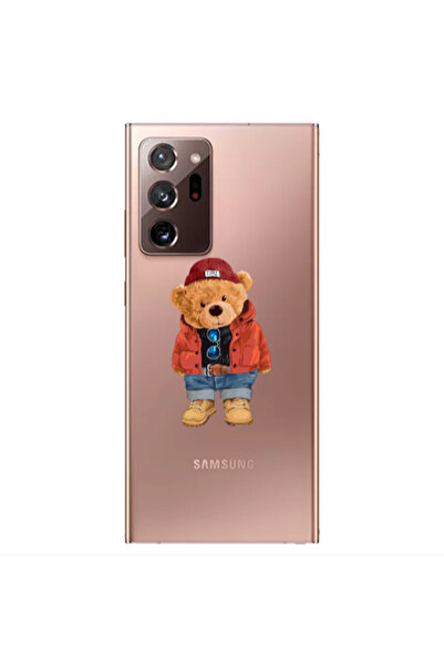 Other Samsung Note 20 Ultra Bear in a hat Transparent Silicone TPU Θήκη