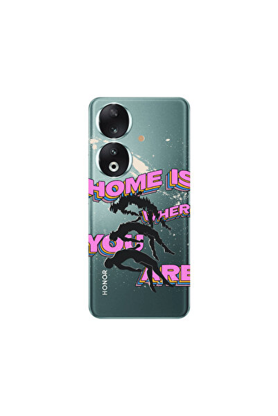 Other Honor 90 5G Home Is Where Transparent Silicone TPU Θήκη