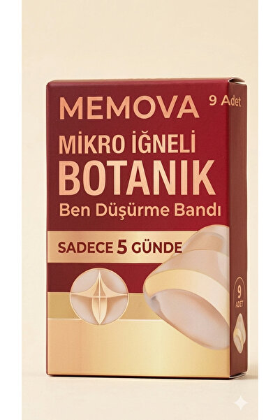 MEMOVA Mikro İğneli Botanik Ben Düşürme Bandı