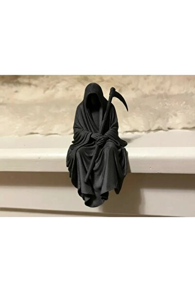 OEM 3D Printed Grim Reaper Decorative Figurine for Shelf or Desk 10cm