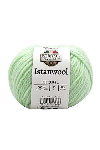 Etrofil Istanwool pređa za pletenje vodeno zelena 100% turska vuna 50g 125m (...