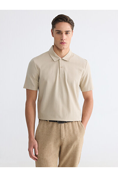 LC Waikiki Vizyon New Season Polo Collar 100% Cotton Men's T-Shirt