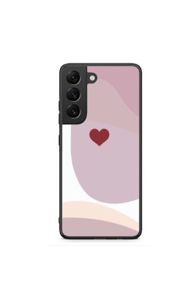 Other Samsung S22 Plus Wavy Heart Black Glossy Θήκη