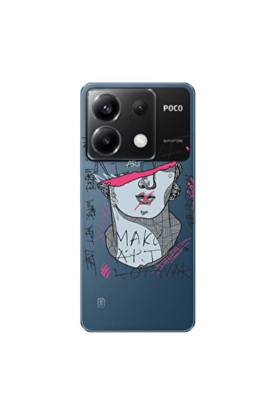 Other Xiaomi Poco X6 5G Make art Transparent Silicone TPU Θήκη