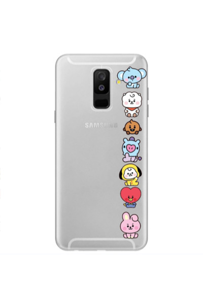 Other Samsung A6 Plus Lovely animals Transparent Silicone TPU Θήκη