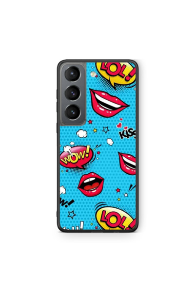 Other Samsung S21 Sticker Lol desing Black Glossy Θήκη