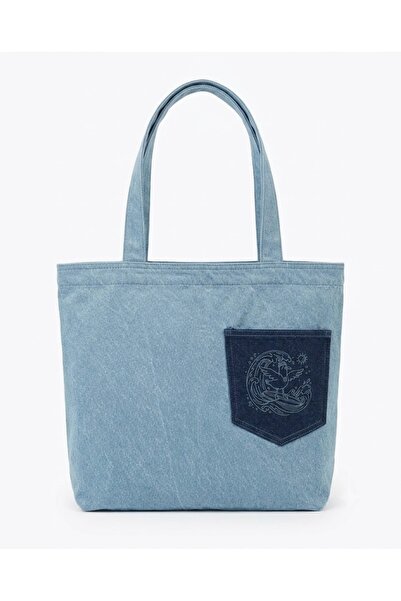 ENZİM JEANS Large Size Denim Bag
