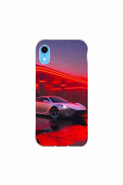 OEM Husa compatibila cu Apple iPhone XR Silicon Gel Tpu Model Future Car