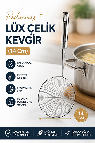 Northern Star Paslanmaz Lüx Çelik Kevgir (14 Cm)