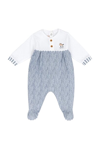 Chicco Erkek Bebek Paça İçinden Açılan Tulum