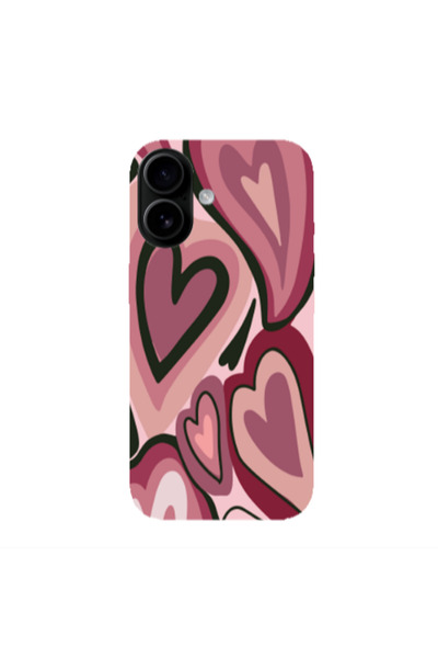 Other Apple Iphone 16 plus Mix Heart Transparent Silicone TPU Θήκη