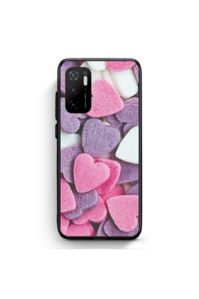 Other Xiaomi Poco M3 Pro Sponge Hearts Black Glossy Θήκη