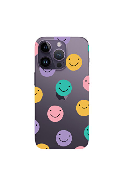 Other Apple iPhone 14 Pro Colorful smiles Transparent Silicone TPU Θήκη