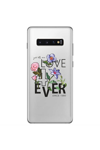 Other Samsung S10 Plus Love for ever Transparent Silicone TPU Θήκη