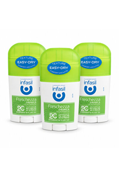 İnfasil Set 3 x Deodorant stick Freschezza Dinamica, 40 ml, dry effect, 24 h ...