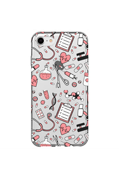 Other Apple iPhone SE 2020 Laboratory Transparent Silicone TPU Θήκη