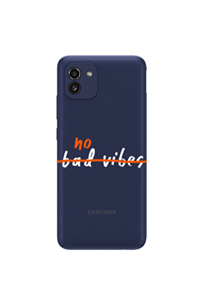 Other Samsung A03 No bad vibes 2 Transparent Silicone TPU Θήκη