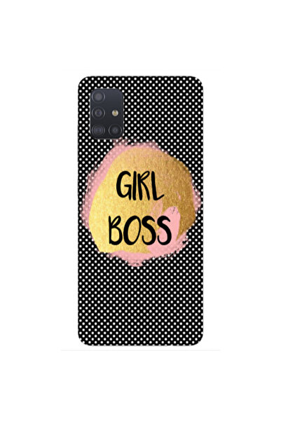 Other Samsung A51 Girl boss make up Transparent Silicone TPU Θήκη
