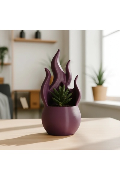 OEM Jardinieră Decorativă Design Flacără Modernă pentru Plante Mici
