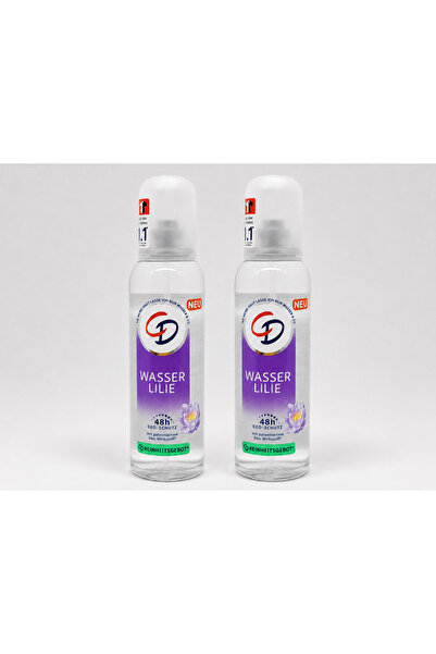 CD Wasserlilie Nilüfer Çiçeği (Su Zambağı) Kokulu Deodorant Sprey – 75 ml X 2...