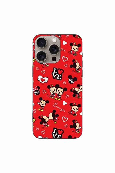 OEM Husa compatibila cu Apple iPhone 16 Pro Max Silicon Gel Tpu Model Mickey ...