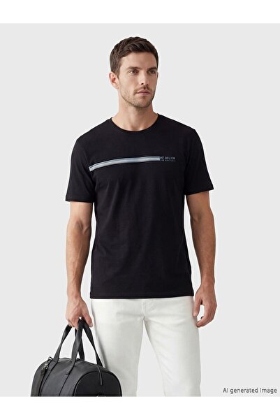 LC Waikiki Crew Neck Printed Combed Cotton Men's T-Shirt