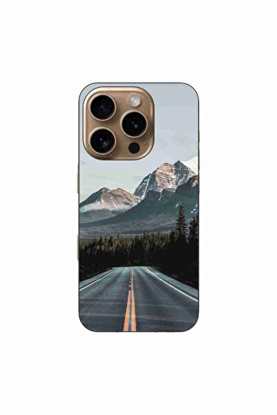 OEM Husa compatibila cu Apple iPhone 16 Pro Silicon Gel Tpu Model Mountain Road