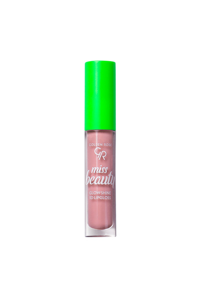 Golden Rose MISS BEAUTY GLOW SHINE 3D LIPGLOSS 02 BABY PINK 4.5ML