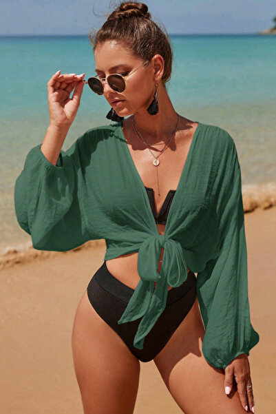 COOL TARZ Ženska kimono bluza za plažu sa vezanjem