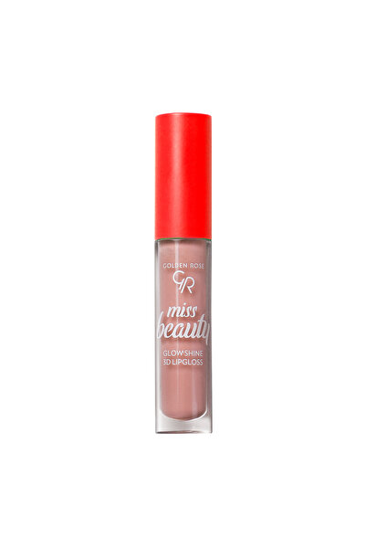 Golden Rose MISS BEAUTY GLOW SHINE 3D LIPGLOSS 01 NUDE CHIC 4.5ML