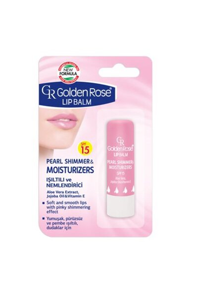 Golden Rose LIP BALM PEARL SHIMMER AND MOISTURIZERS SPF 15 4.6G