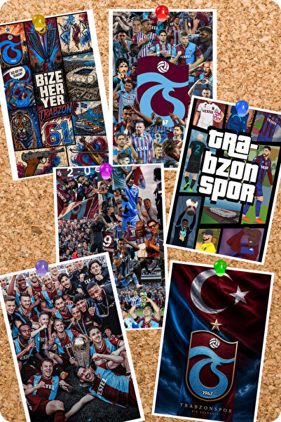 GameBulance Trabzon Sports Themed 6 Piece Board Card Set |   Trabzon Sports P...