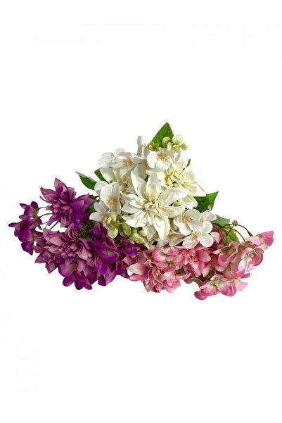 OEM Flori Artificiale Buchetel Dalie Si Floricele Roz