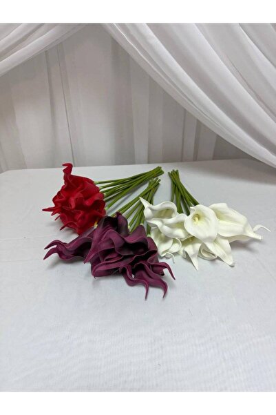 OEM Cale Artificiale Spuma Buchet 10/set Legate Rosu