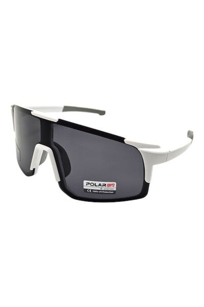Tia Accesorii Polarized Sports Sunglasses, PS8195C10, White