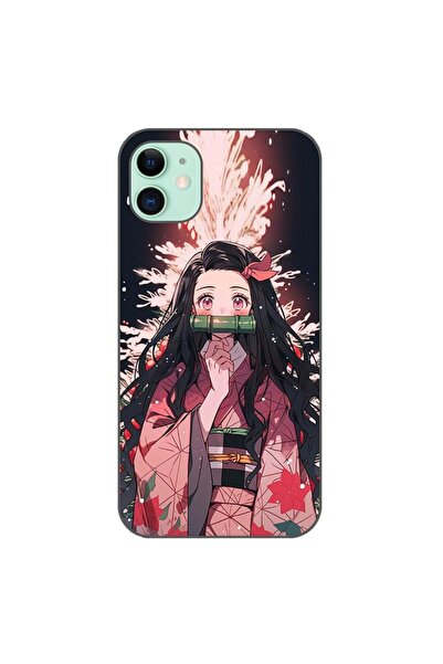 OEM Husa compatibila cu Apple iPhone 11 Silicon Gel Tpu Model Demon Slayer Ne...