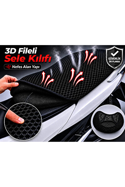 Vi Caro Husa scaunului motocicletei SYM ADX 300 Husa scaunului din plasa 3D P...
