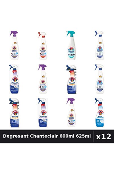 Chanteclair Set 12 Degresant Universal 600ml 625ml - Mosc, Marsilia, Bicarbon...