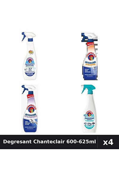 Chanteclair Set 4 Degresant Universal 600-625ml - Bicarbonat, Anticalcar, Par...