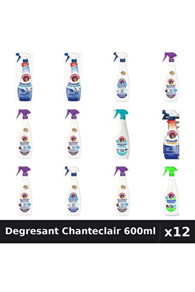 Chanteclair Set 12 Degresant Universal 600-625ml - 7 Arome, Bicarbonat, Lavan...