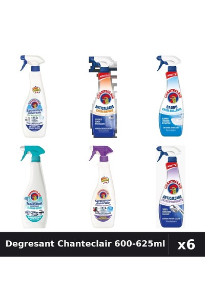 Chanteclair Set 6 Degresant Universal 600-625ml - Bicarbonat, Anti-Miros, Mos...