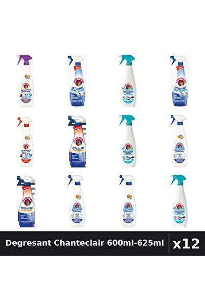 Chanteclair Set 12 Degresant Universal 600-625ml - 6 Arome, Bicarbonat, Marsilia